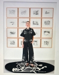 Guillaume Corneille - Cobra round Carpet 1951 - Artist's carpet with certificate