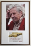 Signed photo with artcard - Framed
