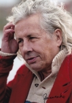 Panamarenko  - Gesigneerde foto met artcard  ingelijst