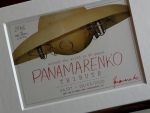 Panamarenko  - Gesigneerde foto met artcard  ingelijst