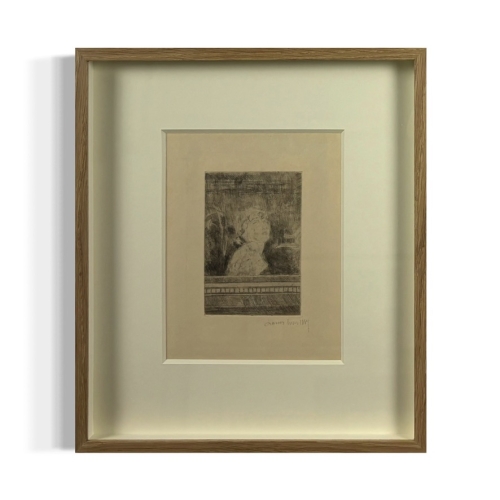 James Ensor - Bust - Signed