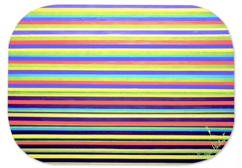 Ruben  Abstract - Swimmers 772 The swimmer full of trust believes in himself