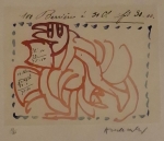 Pierre Alechinsky - Carta Canta 09