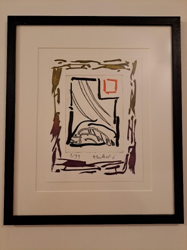 Pierre Alechinsky - Triade Rouge