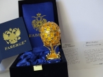 House of Faberge  - Imperial Egg - gold finished 24