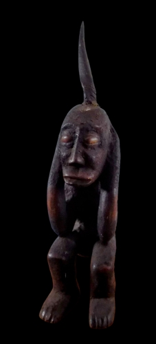 Kongo wooden Nkisi statue from the 19th century! - Kongo wooden Nkisi statue from the 19th century!