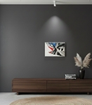 Damien Hirst - Shark spin painting in plexibox