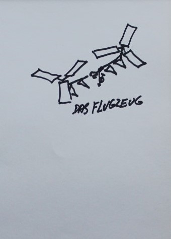 Panamarenko - Originele tekening