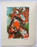 Woodcut Etudes et Surprises 1971