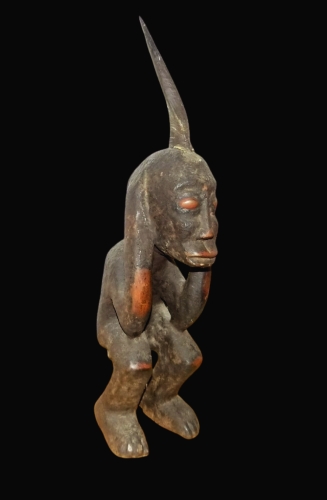 Kongo wooden Nkisi statue from the 19th century!  - Kongo wooden Nkisi statue from the 19th century!