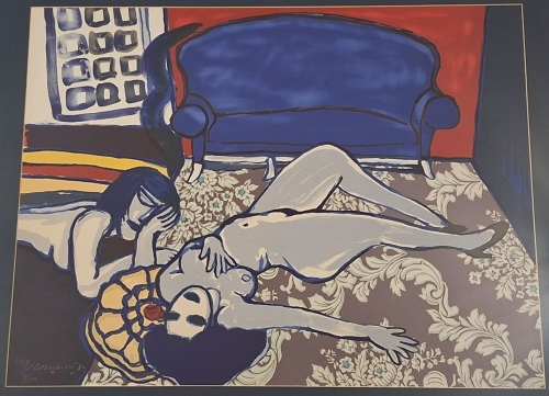 Guillaume Corneille - interior with 2 women