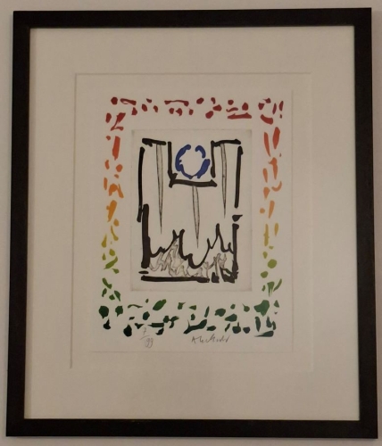 Pierre Alechinsky - Triad Bleue