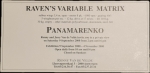 Panamarenko  - Ravens variable Matrix
