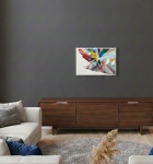 Damien Hirst - Shark spin painting in plexibox