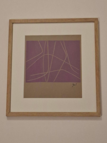 Jan Saverys - sérigraphie Art Abstrait 1952