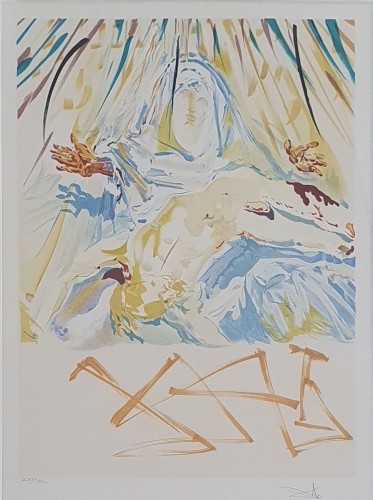 Salvador Dali - La virgin noire