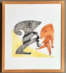 La courte �chelle - kleurenets - Ingelijst