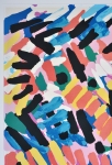 Karel Appel - Morning face and blue sea - litho