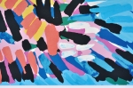 Karel Appel - Morning face and blue sea - litho