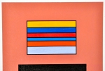 Guy Vandenbranden - Geometrisch abstracte compositie - zeefdruk