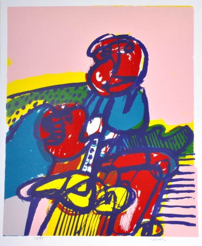 Jan Cobbaert - Zeefdruk - Gesigneerd - 85x60 cm