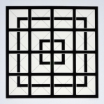 Geometrisch abstract, zeefdruk, 70x50 cm, gesigneerd, 1975