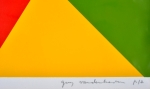 Guy Vandenbranden - Geometrisch abstracte compositie - zeefdruk