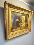 Wilhelm   Albertus Lammers  - Stalinterieur met Pluimvee