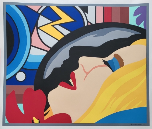 Tom Wesselmann - Bedroom Face with Lichtenstein