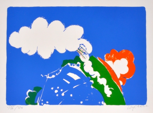 Maurice Wyckaert - Landschap - litho