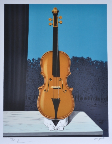 Rene Magritte - Un peu de l'âme des bandits - litho