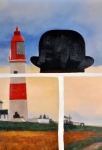 Royce  - Ode aan Magritte, Le Phare - olie op doek - 90x120 cm