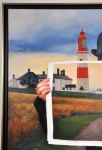Royce  - Ode aan Magritte, Le Phare - olie op doek - 90x120 cm