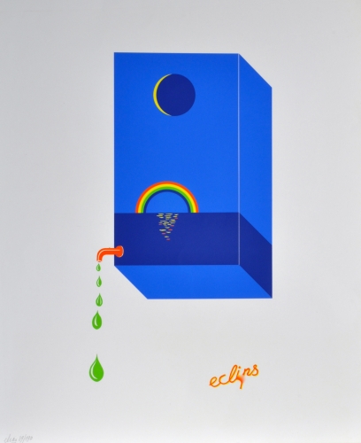 Etienne Elias - Eclipse - screen print