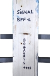 Gaston Bogaerts - Signal - wood and acrylic paint