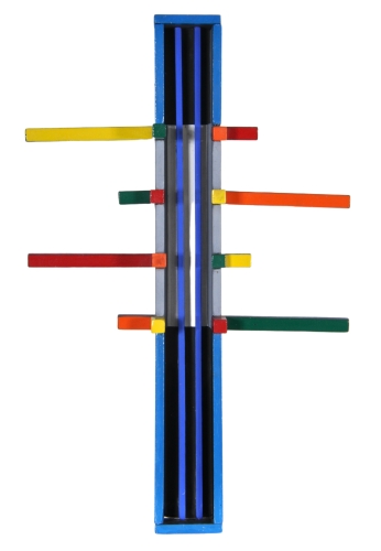 Gaston Bogaerts - Signal - wood and acrylic paint