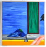 Yvan Theys - Dolce farniente - oil on canvas - 90x90 cm - 1972