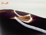 Running fence, Sonoma and Marin Counties, California