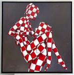 Amour - oil on canvas - 100x100 cm