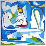 oil on canvas - 150x150 cm - 1982