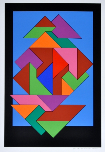 Guy Vandenbranden - Screen print - Signed - 54x42 cm - 1977