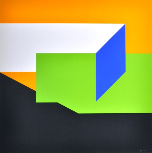 Guy Vandenbranden - Exodus - Screen print - Signed - 52x52 cm - 1970