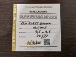Karl  Lagasse - Karl Lagasse - GOD BLESS Brown 32/33