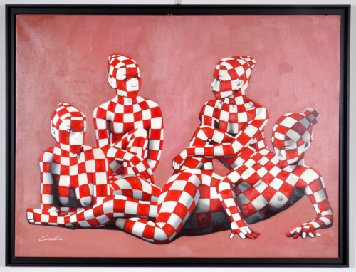 Jack Gage - Amour - olie op doek - 90x120 cm