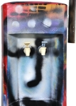 Herman Brood - Acryl op Watercooler - met certificaat