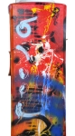 Herman Brood - Acryl op Watercooler - met certificaat