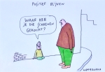 Kamagurka  - Positief blijven - Originele cartoon - Ingelijst