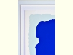Bram Bogart - Blauw - kleurenzeefdruk - ingelijst