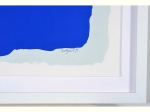 Bram Bogart - Blauw - kleurenzeefdruk - ingelijst