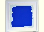 Blauw - kleurenzeefdruk - ingelijst